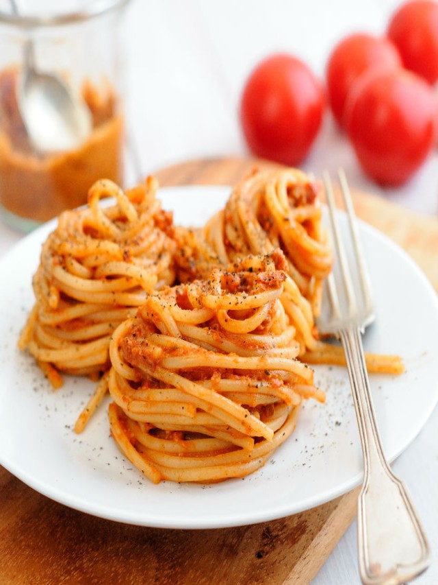 Sintético 91+ Foto como preparar spaghetti ingredientes receta de espagueti rojo Mirada tensa