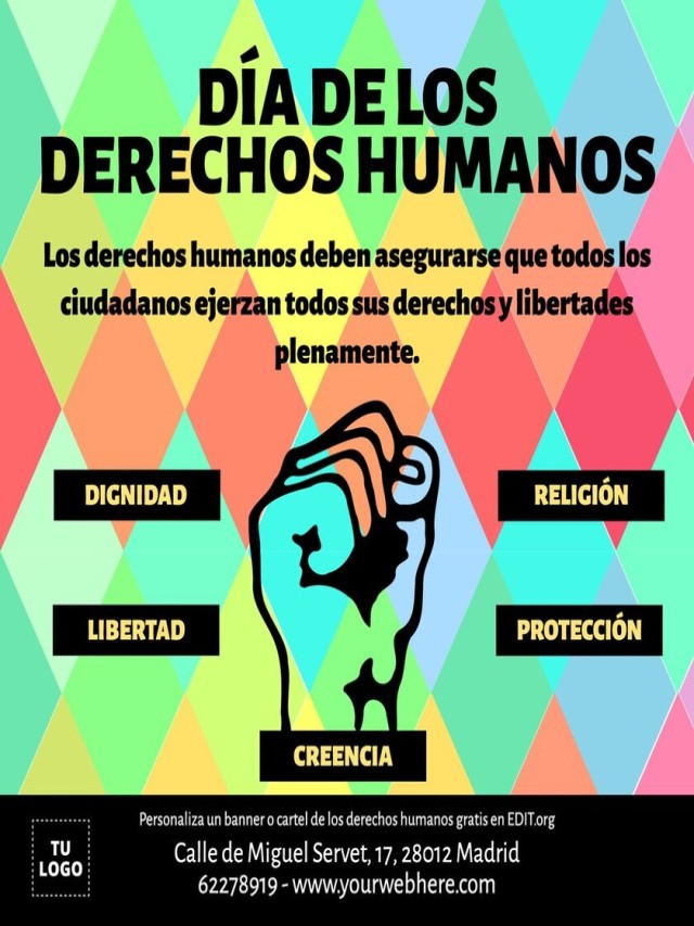 Álbumes 96+ Foto creativo cartel de los derechos humanos Actualizar