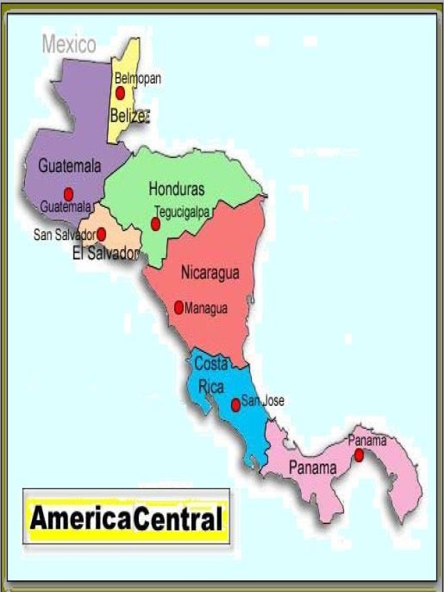 Arriba 92+ Foto cuáles son los países de centroamérica Alta definición completa, 2k, 4k
