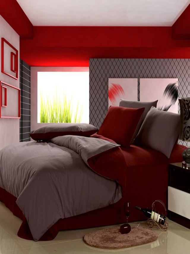 Lista 101+ Foto cuartos pintados de rojo con gris Alta definición completa, 2k, 4k