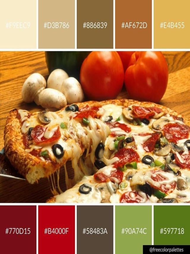 Sintético 97+ Foto de qué color es la pizza Cena hermosa