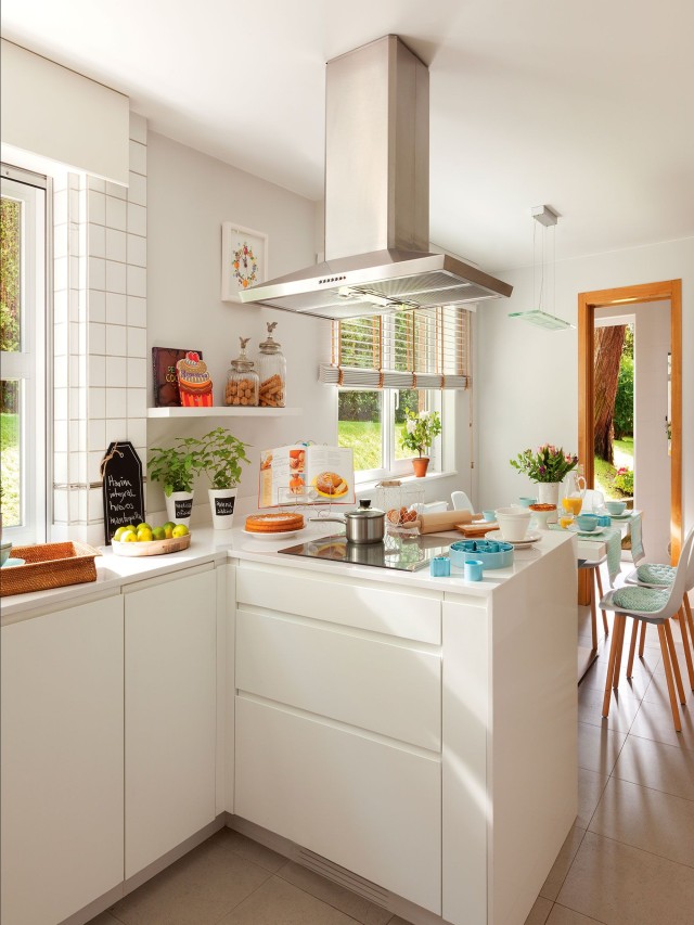 Lista 93+ Foto de que color poner los electrodomésticos en una cocina blanca El último