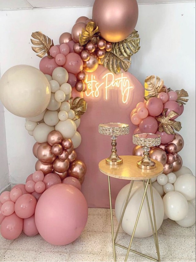 Sintético 100+ Foto decoración con globos para cumpleaños mujer Actualizar