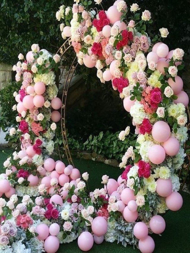 Sintético 98+ Foto decoracion de boda con globos y flores Mirada tensa
