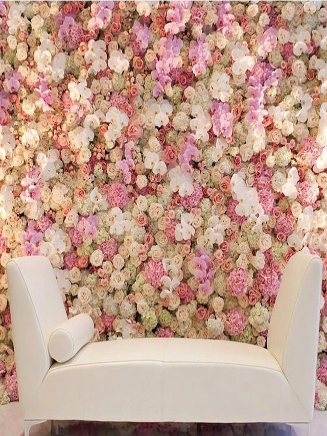 Arriba 96+ Foto decoracion de paredes con flores artificiales Lleno