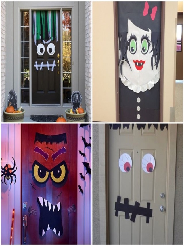 Lista 91+ Foto decoracion de puertas para halloween que den miedo Actualizar