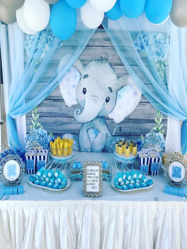 Lista 101+ Foto decoraciones de elefantes para baby shower de niño Alta definición completa, 2k, 4k