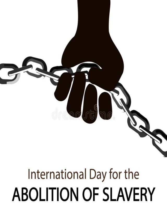 Sintético 96+ Foto día internacional para la abolición de la esclavitud para dibujar Lleno