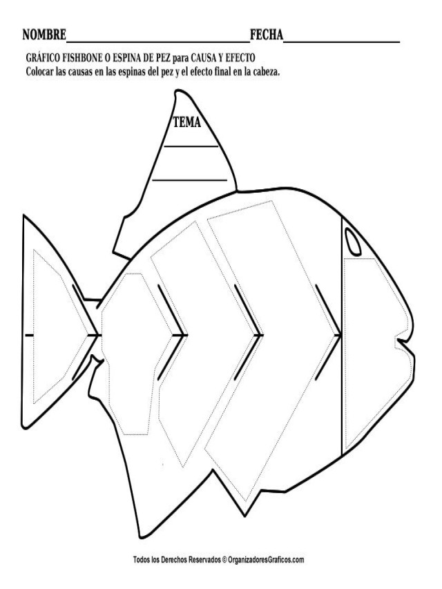 Sintético 92+ Foto diagrama de espina de pescado plantilla El último