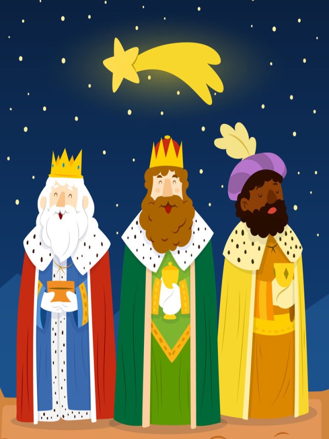 Arriba 103+ Imagen dibujo de los tres reyes magos Alta definición completa, 2k, 4k