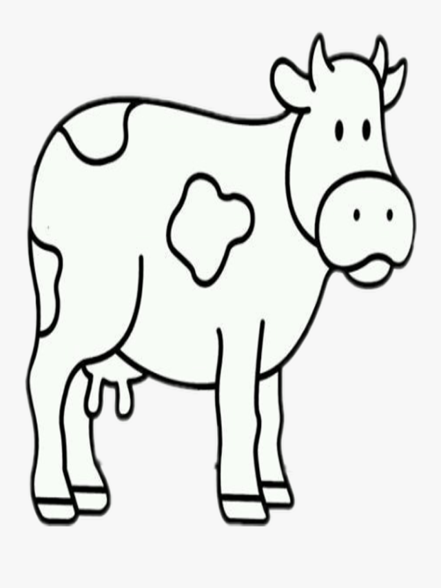 Arriba 97+ Imagen dibujo de una vaca para colorear Alta definición completa, 2k, 4k