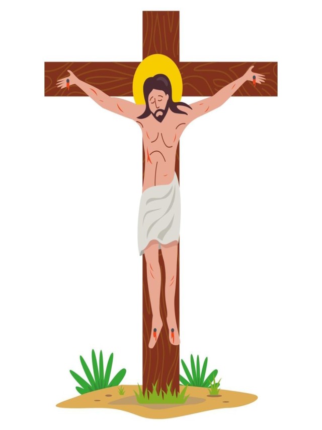 Sintético 92+ Foto dibujo de cristo en la cruz Cena hermosa