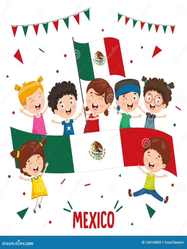 Álbumes 92+ Foto dibujo de la bandera de mexico para niños El último