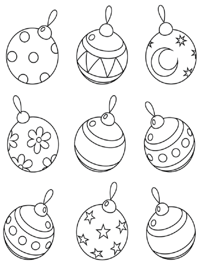 Em geral 99+ Imagen dibujos bolas de navidad para colorear Cena hermosa