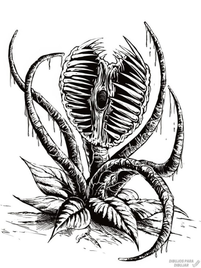 Lista 104+ Imagen dibujos de plantas carnivoras a lapiz Mirada tensa