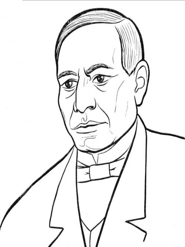 Arriba 103+ Foto dibujos de benito juarez para colorear e imprimir El último