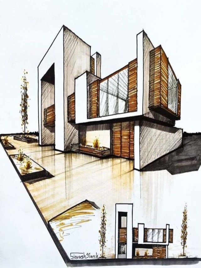 Arriba 98+ Foto dibujos de diseño arquitectonico de casas El último