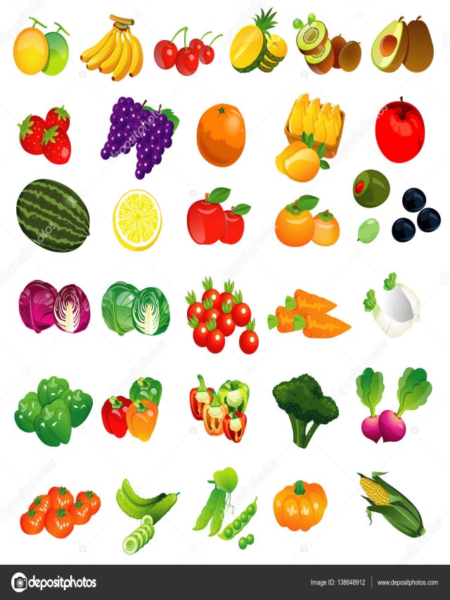 Arriba 105+ Foto dibujos de frutas y verduras a color para imprimir Alta definición completa, 2k, 4k