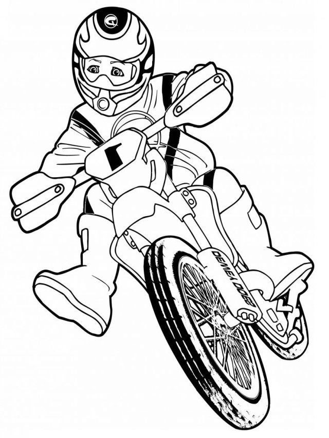 Lista 96+ Imagen dibujos para colorear e imprimir de motos Actualizar