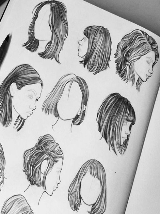 Em geral 98+ Imagen dibujos para hacer en el pelo Mirada tensa