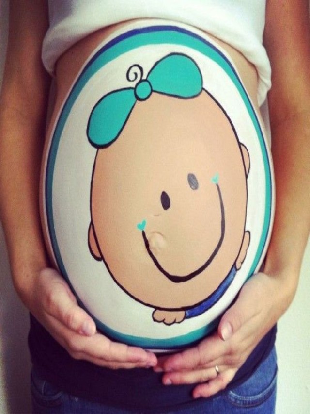 Álbumes 104+ Imagen dibujos para hacer en barrigas de embarazadas El último