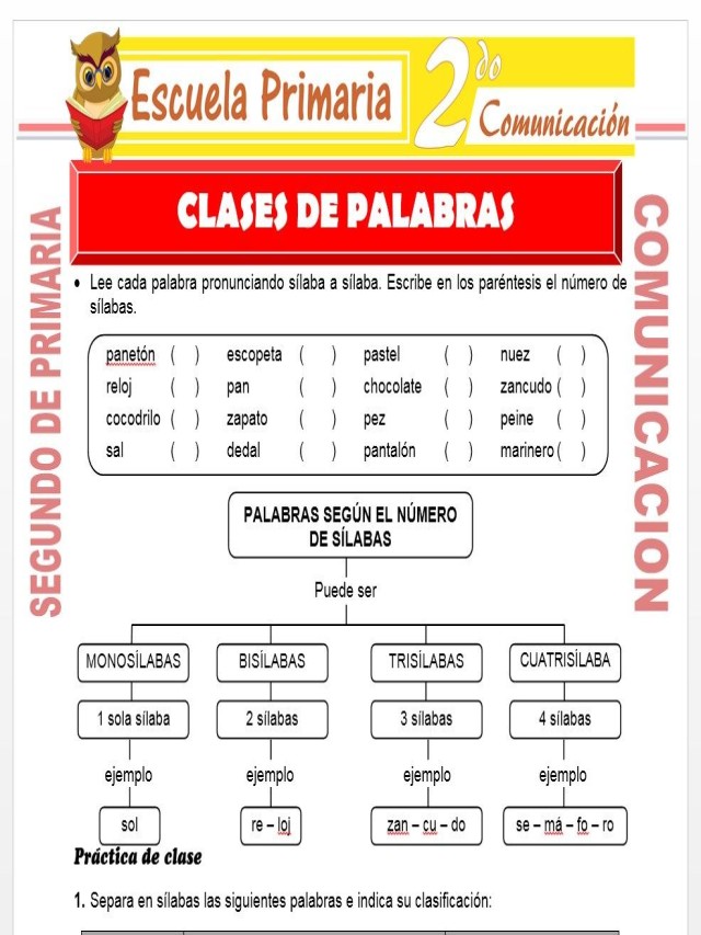 Lista 93+ Foto dictado de palabras para segundo grado de primaria El último