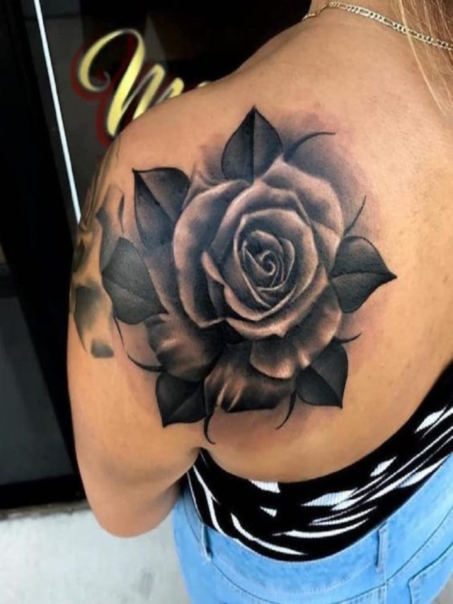 Álbumes 98+ Foto diseños de rosas negras para tatuajes Cena hermosa