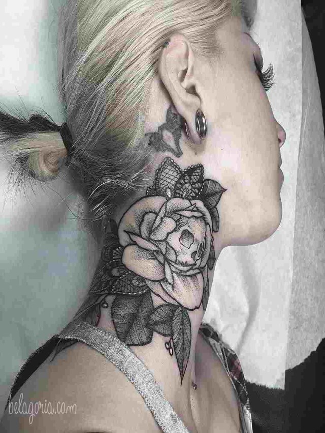 Lista 100+ Foto diseños de tatuajes en el cuello para mujeres El último
