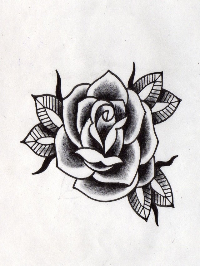 Sintético 91+ Foto diseños tatuajes de flores blanco y negro Mirada tensa