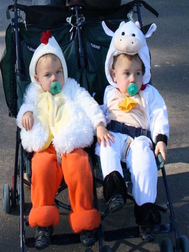 Lista 96+ Foto disfraz de halloween para hermanos niños Mirada tensa