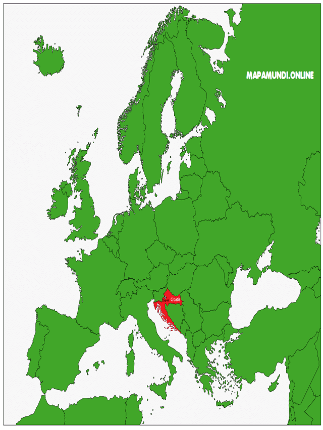 Lista 100+ Foto donde esta croacia en el mapa de europa El último
