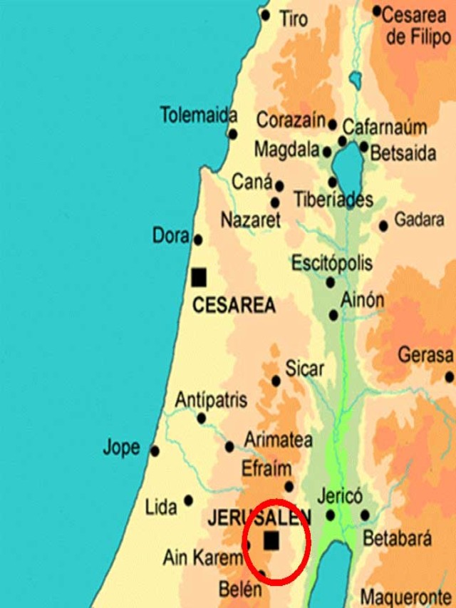 Lista 102+ Foto donde está jerusalén tierra santa en el mapa Alta definición completa, 2k, 4k