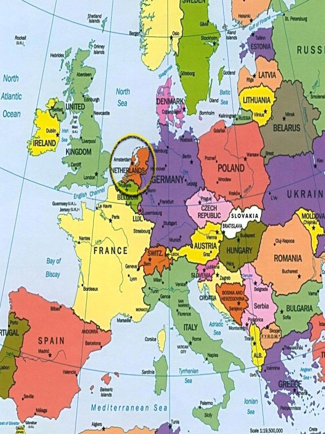 Arriba 100+ Foto donde se encuentra holanda en el mapa de europa El último