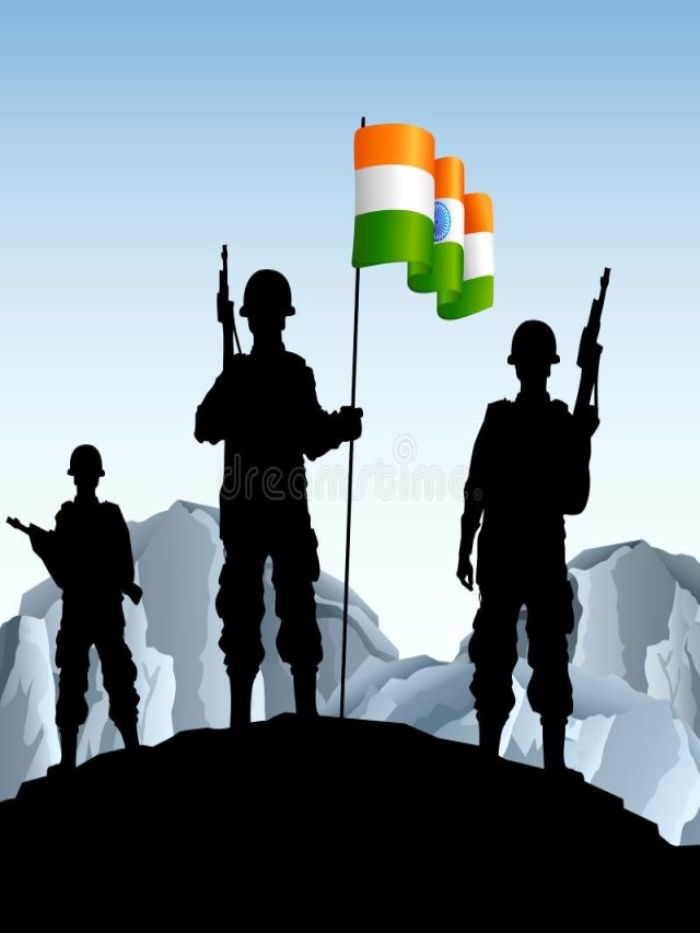 Lista 101+ Imagen drawing of soldier with indian flag Cena hermosa