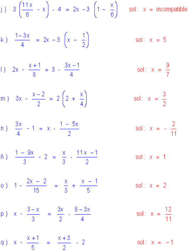 Sintético 91+ Foto ecuaciones con la x en el denominador ejercicios resueltos Actualizar