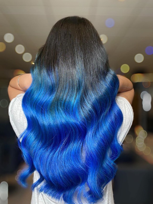 Álbumes 91+ Foto efectos de color azul en el cabello Lleno