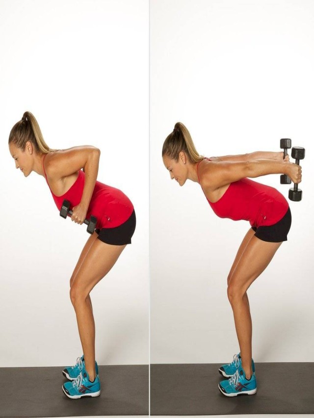 Sintético 102+ Foto ejercicios de brazos con pesas para mujeres en casa Mirada tensa
