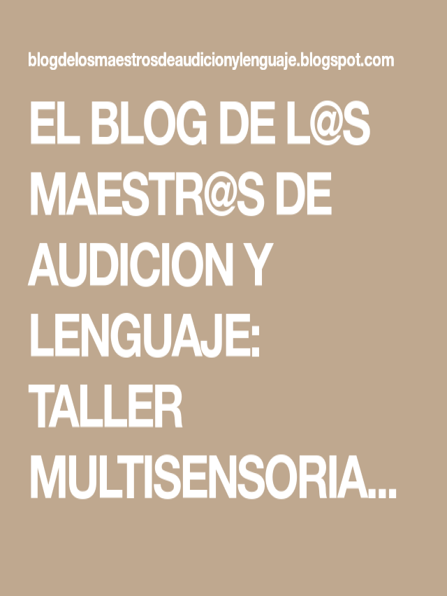 Arriba 100+ Foto el blog de los maestros de audicion y lenguaje Mirada tensa