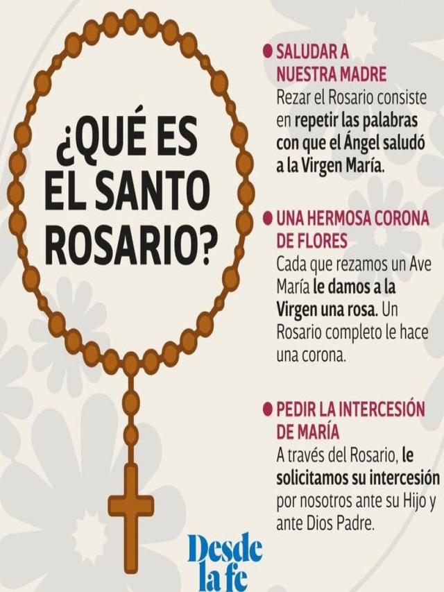 Arriba 101+ Foto el santo rosario corto del día de hoy Lleno