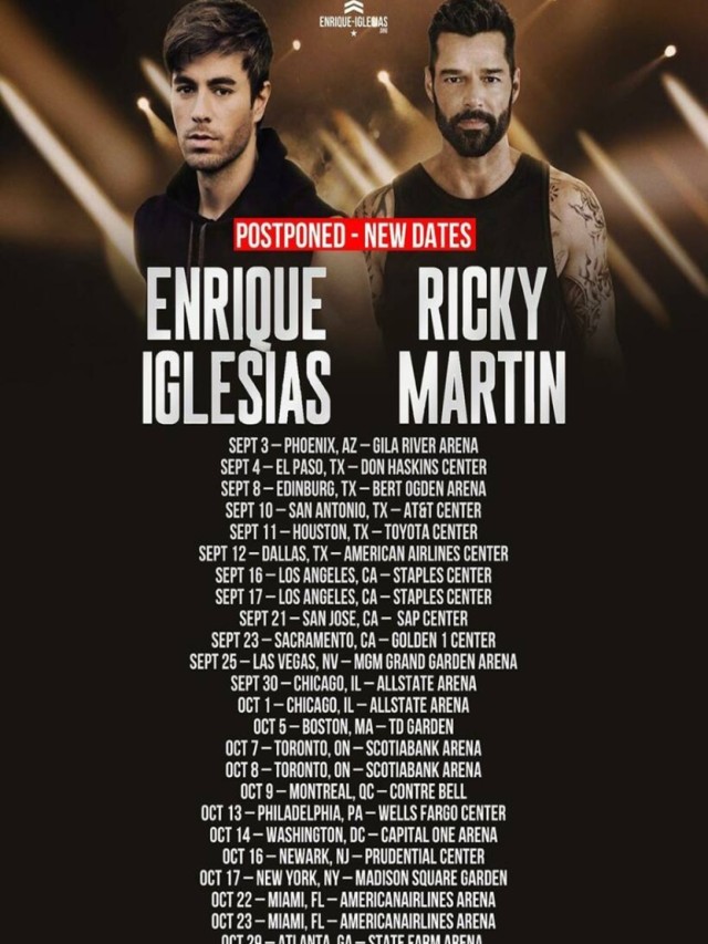 Lista 98+ Foto enrique iglesias y ricky martin tour 2021 El último