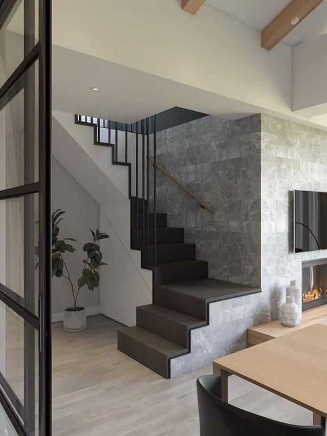 Sintético 97+ Foto escaleras de concreto modernas para interiores Alta definición completa, 2k, 4k