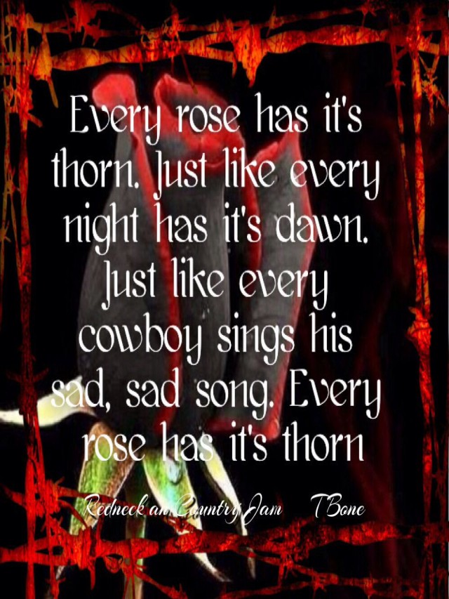 Lista 100+ Foto every rose has its thorn letra Actualizar