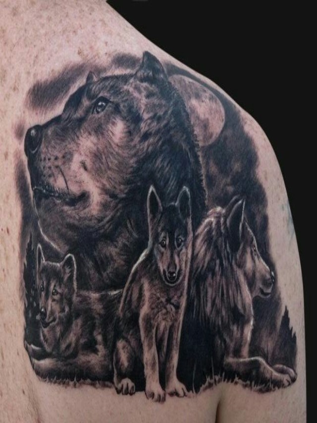 Álbumes 100+ Foto familia tatuaje de lobo con cachorro El último