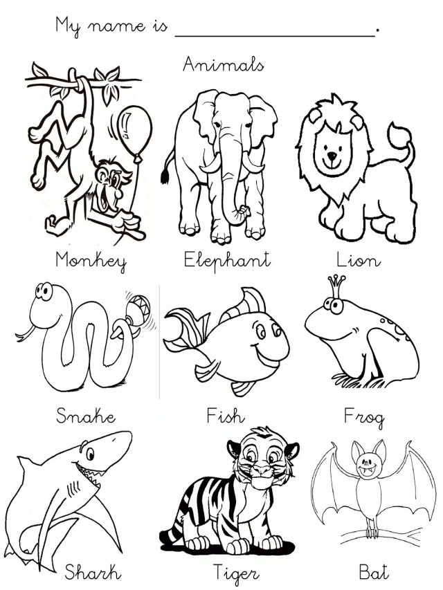 Sintético 99+ Foto fichas de animales en ingles para niños de primaria Mirada tensa