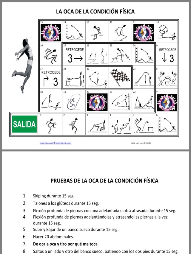 Lista 96+ Foto fichero de actividades de educacion fisica para primaria Mirada tensa