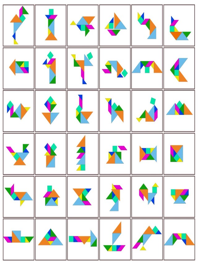 Lista 97+ Foto figuras con tangram de 7 piezas para niños Lleno