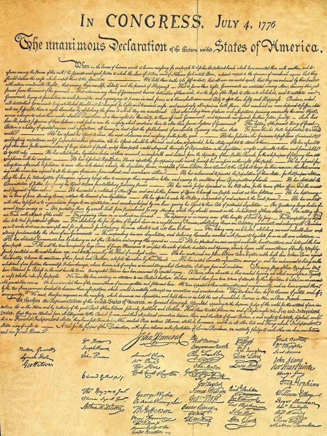 Arriba 94+ Foto firma de declaracion de independencia de los estados unidos El último