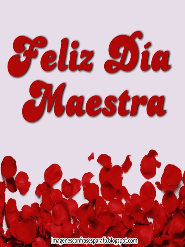 Lista 100+ Foto flores mensaje feliz dia del maestro Mirada tensa