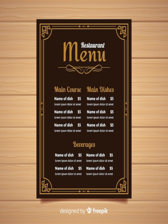 Álbumes 96+ Foto fondos para menus de restaurantes elegantes Alta definición completa, 2k, 4k