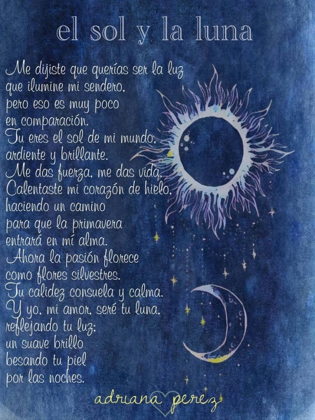 Lista 102+ Imagen frases de la luna y el sol Cena hermosa